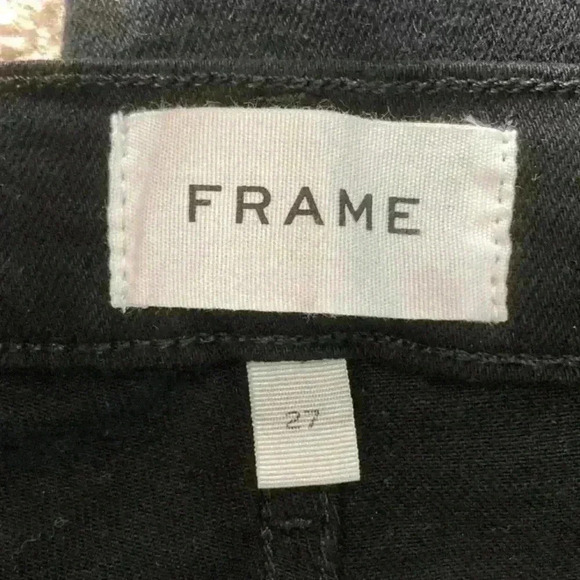 Frame le garçon black distressed jeans in size 27 - Picture 7 of 8